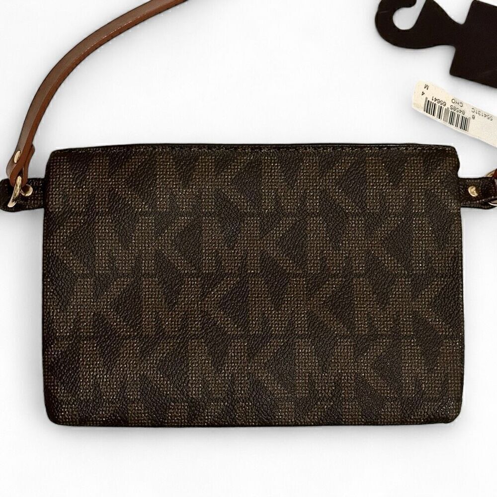 NEW Michael Kors Logo Belt Bag Size Medium - Picture 5 of 14